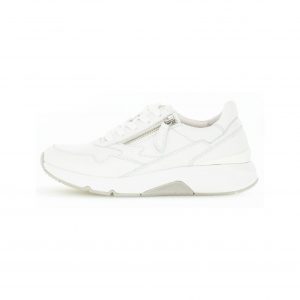 Vita skinnsneaker från Gabor